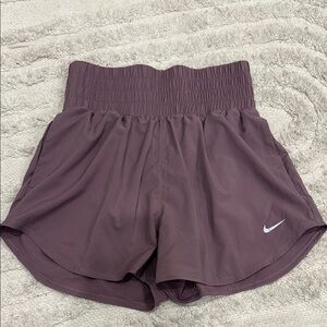 Nike Purple Athletic Shorts with Elastic Waistband